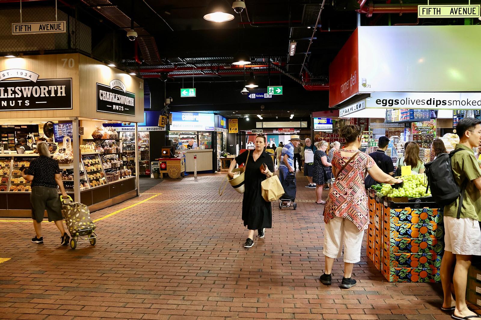 Interior of Central Market, Adelaide