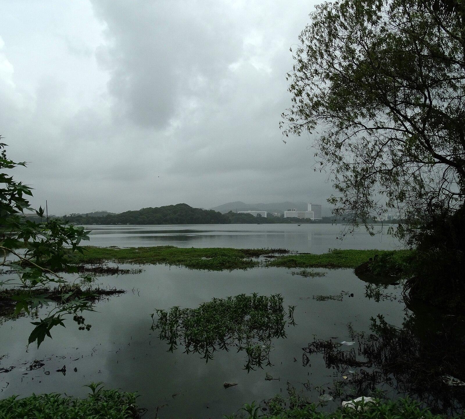 Powai lake landscape